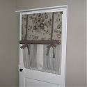 Swedish blind with voile panel